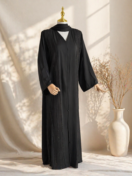 عباية دبي حرير دبي مع جاكار