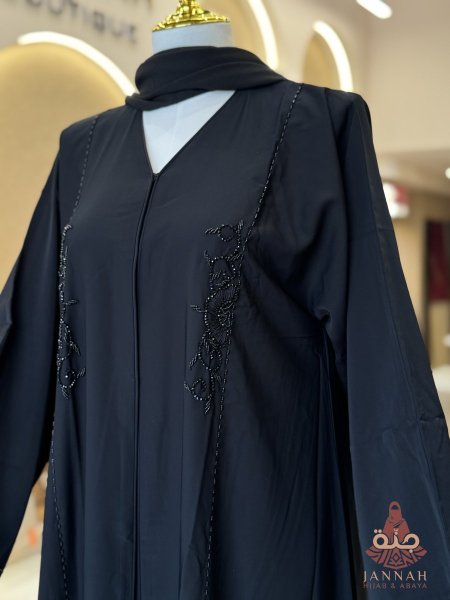 عباية دبي شك خرز يدوي