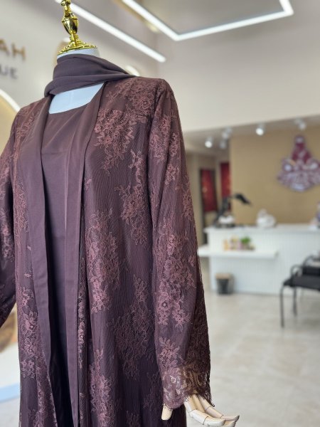 عباية دبي دانتيل