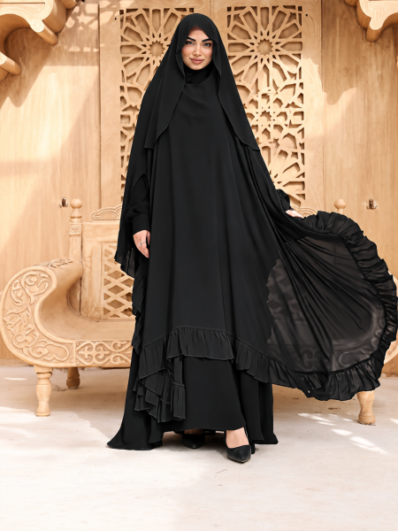وشاح جميلة / عباية راس